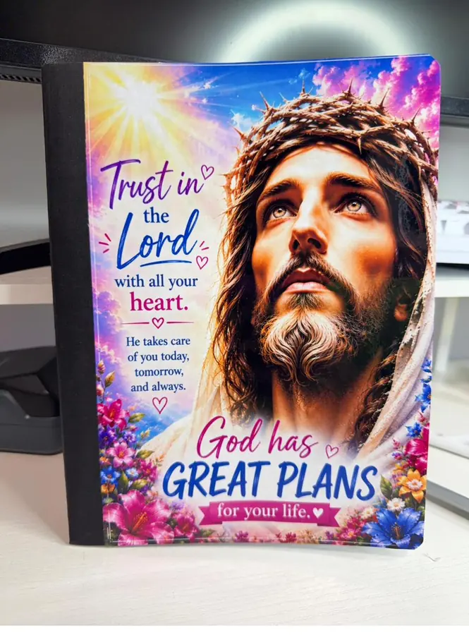 Libreta con portada personalizada